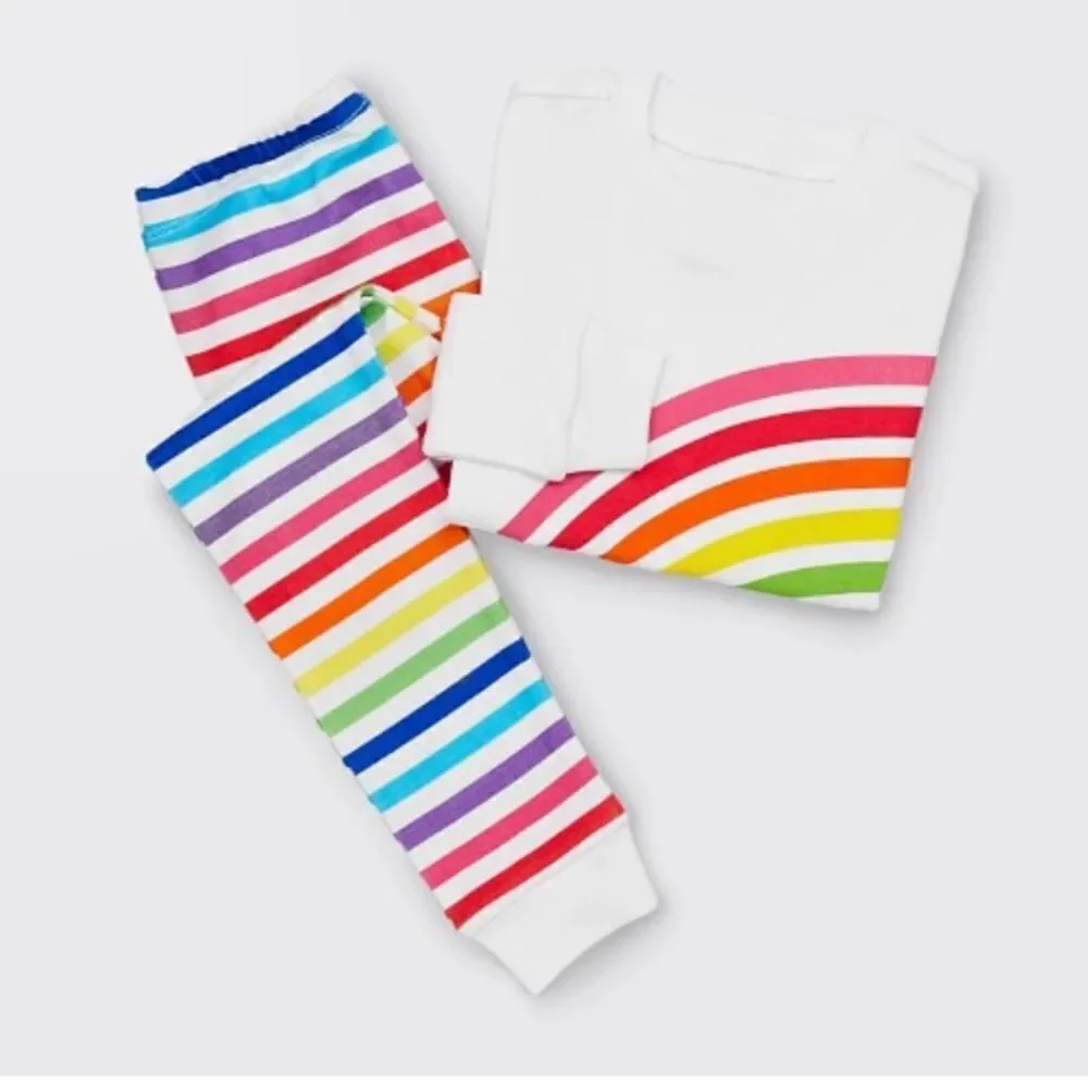 Pottery Barn Kids FLOUR SHOP Stripe Pajama Set